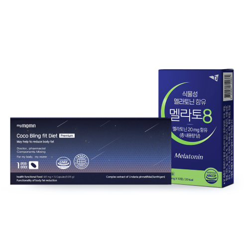 코코 블링핏 다이어트 프리미엄 15일분 2박스 + 멜라토8 10정 증정