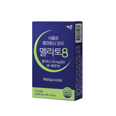 [약국정품] 식물성 멜라토닌 함유 멜라토8 10정(5g)